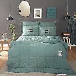 Karaca Home Motto Petrol Tek Kişilik Cotton Comfort Set