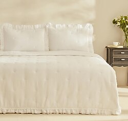 Karaca Home Perios Spring Fırfırlı Çİft Kişilik Comfort Set