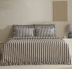 Karaca Home Ripple Gri Çift Kişilik Nevresim Takımı