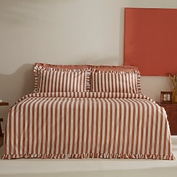 Karaca Home Ripple Turuncu Çift Kişilik Nevresim Takımı