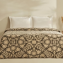 Karaca Home Velma Gri 200x220 cm Çift Kişilik Battaniye