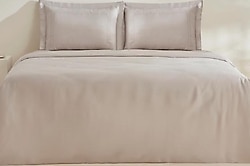 Karaca Home White Collection Felves Açık Gri King Size Nevresim Takımı