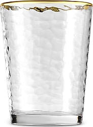 Karaca Akroma Transparent Gold 435 ml Su Bardağı