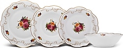 Karaca Forever Bone Antique 24 Parça 6 Kişilik Yemek Takımı