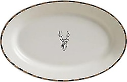 Karaca Aries Geyikli 20 cm Küçük Kayık Tabak