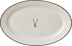 Karaca Aries Geyikli 25 cm Kayık Tabak