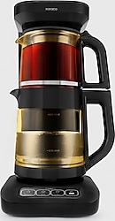 Karaca Çaysever Robotea Pro 4in1 2500 W Agate Konuşan Cam Çay Makinesi