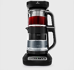 Karaca Çaysever Robotea Pro Connect 4in1 2500 W Silver Konuşan Cam Çay Makinesi