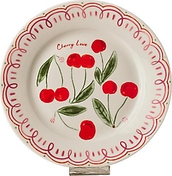 Karaca Cherry Time 20 cm Pasta Tabağı
