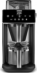 Hatır Plus Barista Steel 6 in 1 Konuşan Latte Cappuccino ve Közde Türk Kahve Makinesi