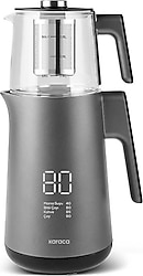 Karaca Cool Touch 1502 1500 W Cam Demlikli Silver Çay Makinesi