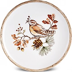 Karaca Cozy Kuş 21 cm Pasta Tabağı
