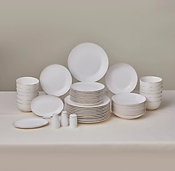 Karaca Elegance Bone Esbelto 53 Parça 12 Kişilik Yemek Takımı