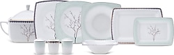 Karaca Fine Pearl Banyan 62 Parça 12 Kişilik Yemek Takımı
