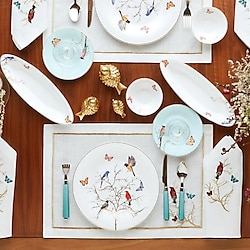 Karaca Fine Pearl Grace Mint 26 Parça 6 Kişilik Kahvaltı Takımı
