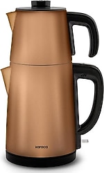Karaca Gastro Dem 2in1 1650 W Inox Copper Çelik Çay Makinesi