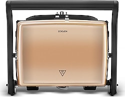 Karaca Gastro Grill Glass Premium 2400 W Mineral Gold Tost Makinesi