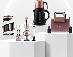 Karaca Gurme Süper 2.0 Rosegold Elektronik Çeyiz Seti