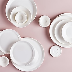 Karaca Hussein Chalayan Fine Pearl 6 Parça Tek Kişilik Yemek Takımı