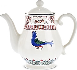 Karaca İznik Kuş 965 ml Porselen Demlik