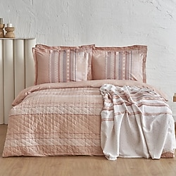 Karaca Home Keira Çift Kişilik Pikeli Nevresim Takımı