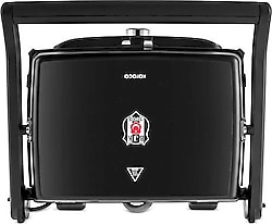 Karaca Lisanslı Taraftar Logo Plakalı 2400 W Beşiktaş Tost Makinesi