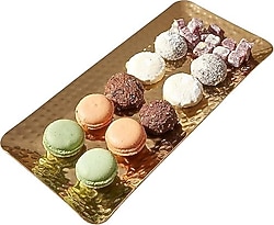Karaca Loren 33x15 cm Altın Dekoratif Tepsi