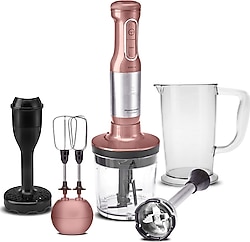 Karaca Mastermaid Prosteel Rose Gold 2000 W Blender Seti