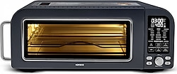 Karaca Multicrust Artisan Retro Matte Black Pizza Makinesi