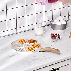 Karaca Mutfaksever Biogranit Waffle 26 cm Döküm Pankek Tavası