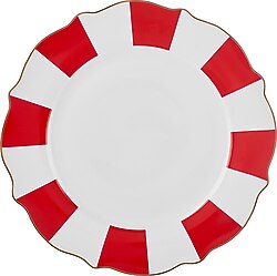 Karaca New Romantic Kalın Çizgili 27 cm Yemek Tabağı