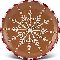 Karaca New Year Gingerbread 20 cm Pasta Tabağı