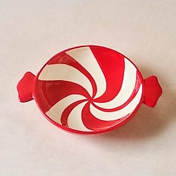 Karaca New Year Yılbaşı Candy Twist 20 cm Pasta Tabağı