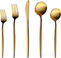 Karaca Orion Mat Gold 60 Parça 12 Kişilik Çatal Kaşık Bıçak Takımı