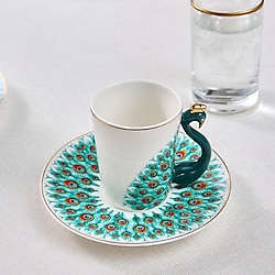 Karaca Peacock 2 Kişilik Kahve Fincan Takımı
