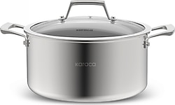Karaca Plasma Steel 3Ply 22 cm Çelik Tencere