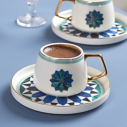 Karaca Roman 2 Kişilik Kahve Fincan Takımı