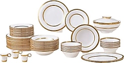 Karaca Royal Bone Victoria 55 Parça 12 Kişilik Yemek Takımı