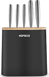 Karaca Samuray Solid Japon Çeliği 6 Parça Standlı Bıçak Seti