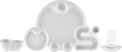 Karaca Streamline Salsa New Bone 26 Parça 6 Kişilik Kahvaltı Takımı