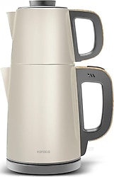 Karaca Tea Break Wood Craft 1650 W Çelik Demlikli Çay Makinesi