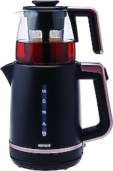 Karaca Tea Grande XL Rose Gold 1700 W Cam Demlikli Çay Makinesi