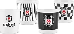 Karaca X Beşiktaş 90 ml 4 Kişilik Espresso Fincan Takımı
