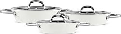 Karaca X Refika Birgül Swiss Crystal Metal Kulplu 6 Parça Sahan Seti