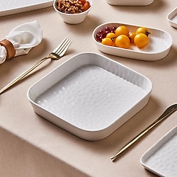 Karaca X Refika'dan Bembeyaz 21 cm Çukur Tabak