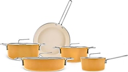 Karaca X Refika Swiss Crystal Mustard Yellow 9 Parça Tencere Seti