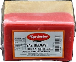 Kardeşler 900 gr Kırmızı Yaz Helvası