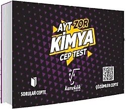 Karekök Yayınları AYT Kimya Cep Test Zor