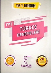 Karekök Yayınları TYT Türkçe Denemeleri