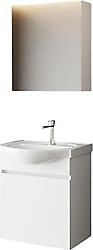 Karen Fulya 50 cm Lavabolu Banyo Dolabı Seti